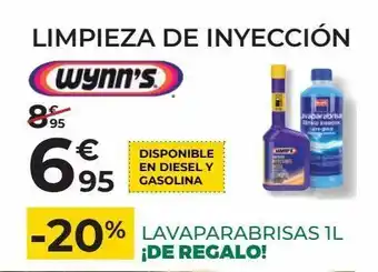 Feu Vert Limpieza del coche wynn´s oferta