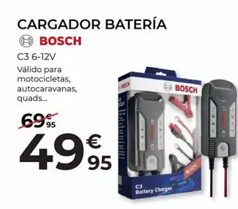 Feu Vert Cargador de batería bosch oferta