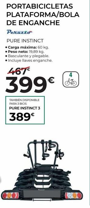 Feu Vert Portabicicletas oferta