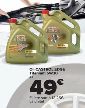 Carrefour Aceite castrol edge titanium 5w30 oferta