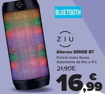 Carrefour Ziu altavoz sense bt oferta