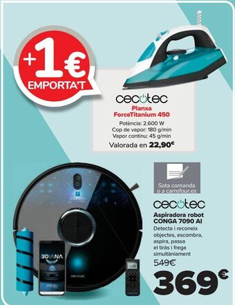 Carrefour Cecotec aspirador robot conga 7090 ai oferta