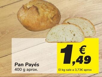 Carrefour Pan payés oferta
