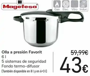 Carrefour Olla a presión favorit oferta