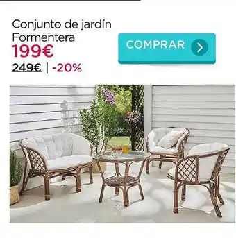 La tienda en casa Conjunto De Jardin Formentera oferta