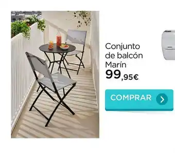 La tienda en casa Conjunto De Balcón Marin oferta