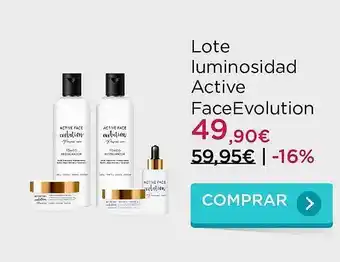 La tienda en casa Lote Luminosidad Active Faceevolution oferta