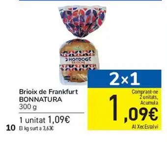 Carrefour Briox De Frankfurt Bonnatura oferta