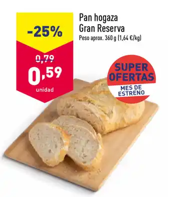 ALDI Gran Reserva Pan hogaza aprox. 360g oferta