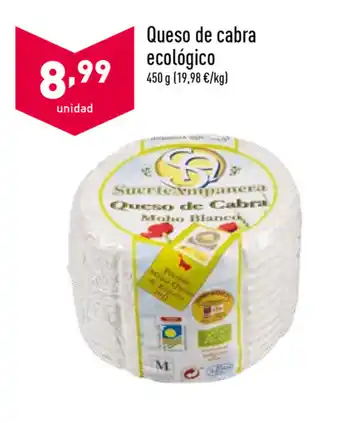 ALDI Queso de cabra ecológico 450g oferta