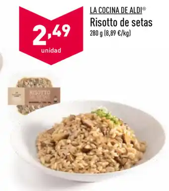 ALDI La Cocina de Aldi Risotto de setas 280g oferta