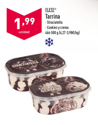 ALDI Flete Tarrina 466-500g oferta