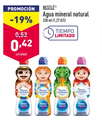 ALDI Nestlé Agua mineral natural 330ml oferta
