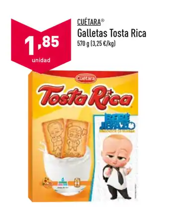 ALDI Cuétara Galletas Tosta Rica 570g oferta