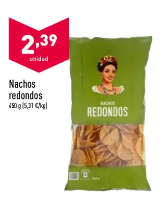 ALDI Nachos Redondos 450g oferta