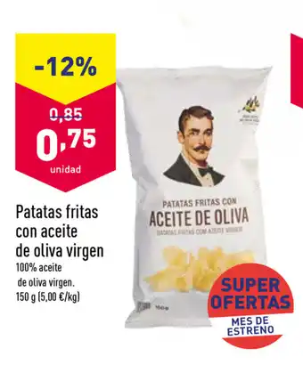 ALDI Patatas Fritas con aceite de oliva virgen 150g oferta
