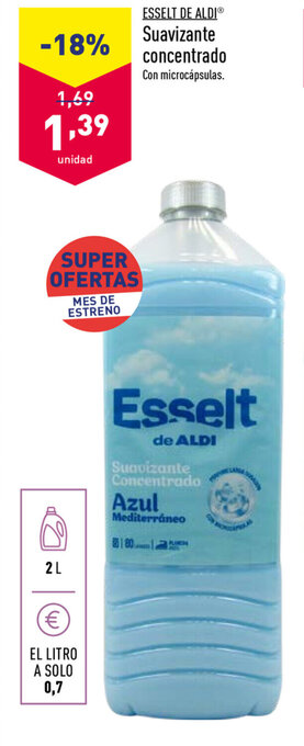 ALDI Esselt de Aldi Suavizante concentrado oferta