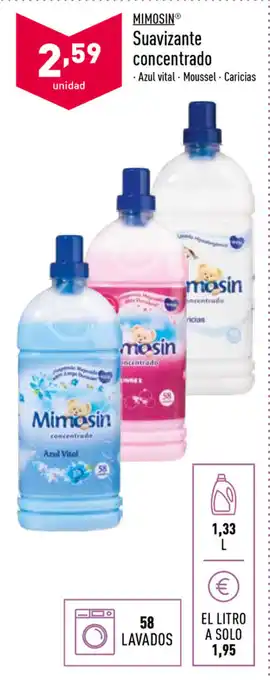 ALDI Mimosin Suavizante concentrado oferta