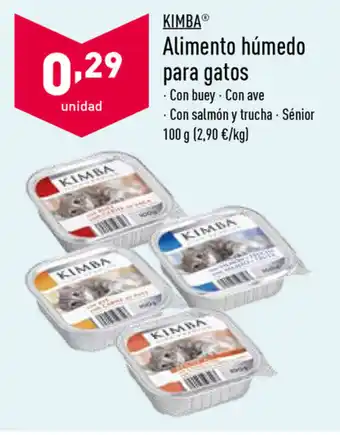 ALDI Kimba Alimento húmedo para gatos 100g oferta