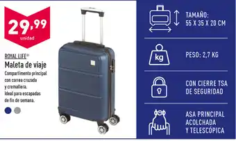 ALDI Royal Life Maleta de viaje oferta