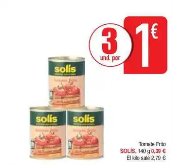 Masymas Solís Tomate Frito 140g oferta