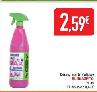 Masymas El Milagrito Desengrasante Multiusos 750ml oferta