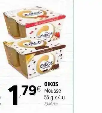 Coviran Oikos Mousse 55g x 4u. oferta