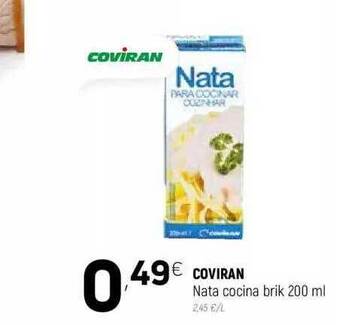 Coviran Coviran Nata Cocina Brik 200ml oferta