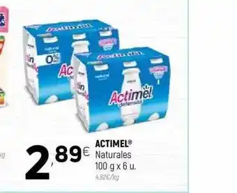 Coviran Actimel Naturales 100g x 6u oferta