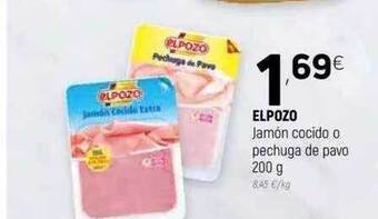 Coviran Elpozo Jamón Cocido O Pechuga De Pavo 200g oferta