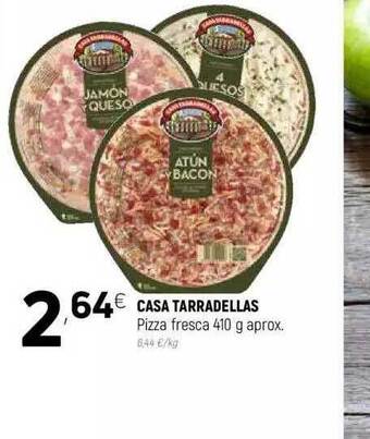 Coviran Casa Tarradellas Pizza Fresca 410g aprox. oferta