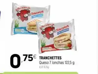 Coviran Tranchettes Queso 7 Lonchas 122,5g oferta