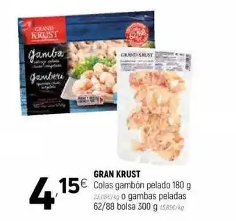 Coviran Gran Krust Colas Gambón Pelado 180g O Gambas Peladas 300g oferta