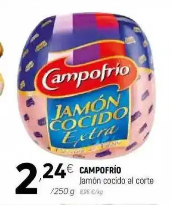 Coviran Campofrío Jamón Cocido Al Corte 250g oferta