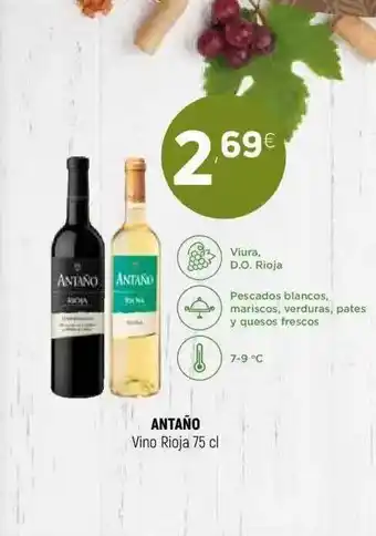 Coviran Antaño Vino Rioja 75cl oferta