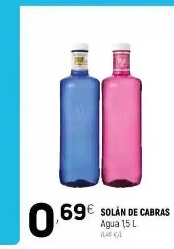Coviran Solán de Cabras Agua 1,5L oferta