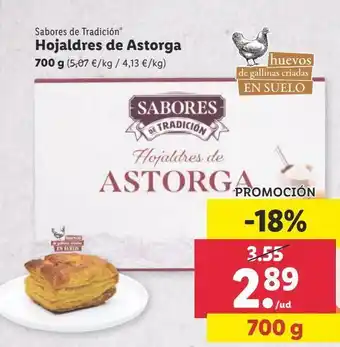 Lidl Hojaldre de astorga oferta