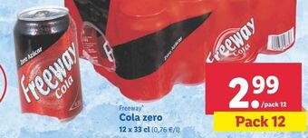 Lidl Refresco de cola freeway oferta