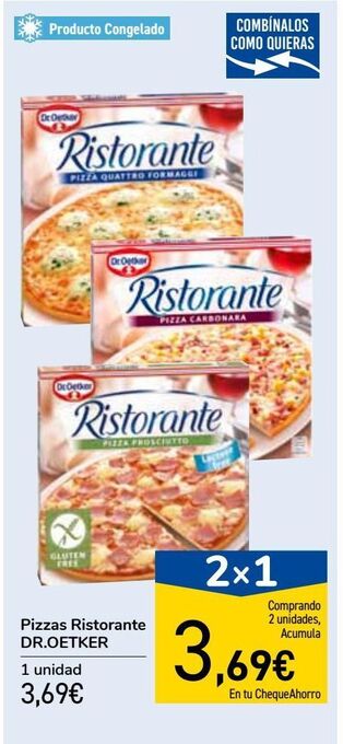 Carrefour Market Pizzas ristorante dr.oetker oferta
