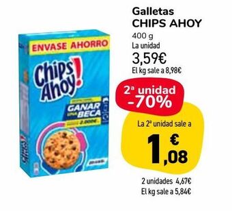 Carrefour Market Galletas chips ahoy! oferta
