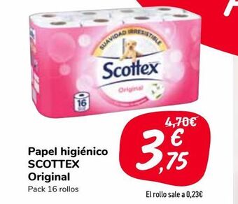 Carrefour Market Papel higiénico scottex original oferta