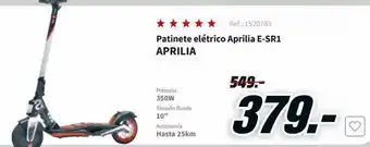 MediaMarkt Patinete eléctrico aprilia e-sr1 aprilia oferta