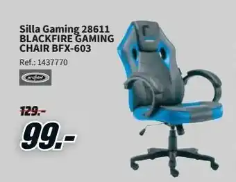 MediaMarkt Silla gaming 28611 blackfire gaming chair bfx-603 oferta
