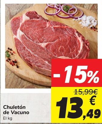 Carrefour Chuletón de vacuno oferta