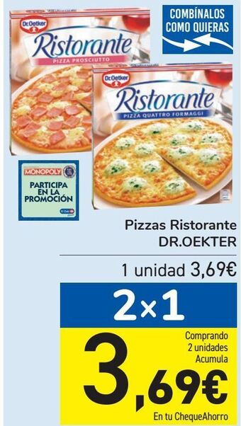 Carrefour Pizzas ristorante dr.oetker oferta
