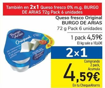 Carrefour Queso fresco original burgo de arias oferta
