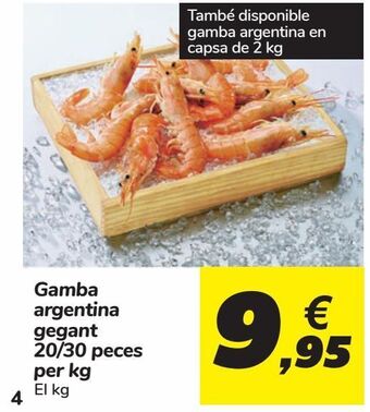 Carrefour Gambón gigante oferta