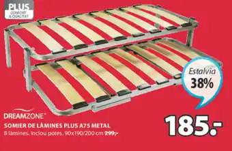 JYSK Dreamzone Somier De Lamines Plus A75 Metal oferta