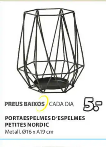 JYSK Preus Baixus Cada Dia Porta Espelmes D'Espelmes Petites Nordic oferta