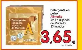 Alimerka Alimerka Detergente En Polvo oferta